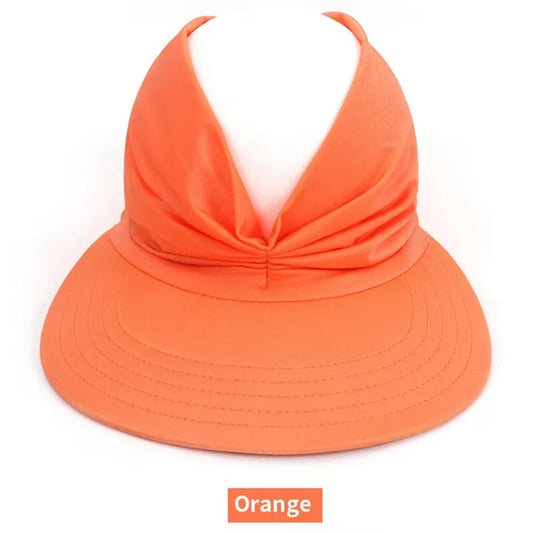 Sport Sun Visor Hats Empty Top Baseball Sun Cap Ladies Sun Hats with UV Protection Beach Sun Hats for Young Girls Women